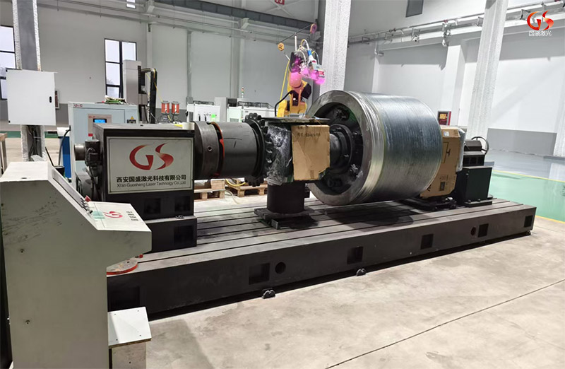 大型輥子輥面激光淬火修復加工