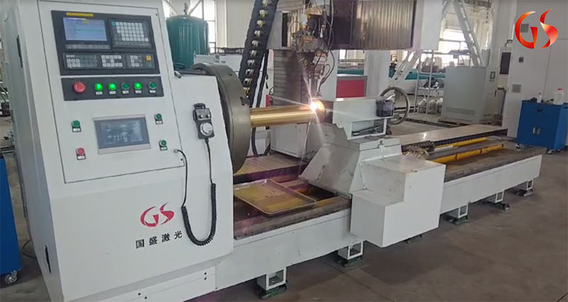 軸上高速激光熔覆銅技術