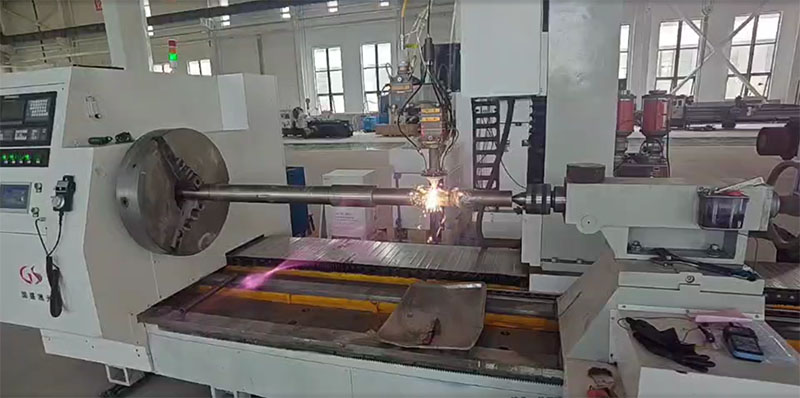 鈦合金軸類激光熔覆修復加工