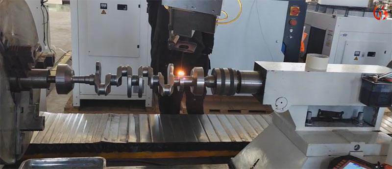 汽車發動機曲軸激光淬火修復加工